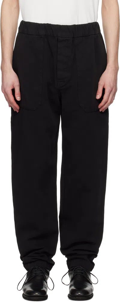 Casey Casey Black Jog Ah Militaire Trousers