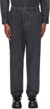 Casey Casey Black Jog Ah Trousers In Black