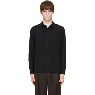 Casey Casey Black New Fabu Overshirt In Blue