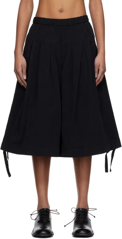 Casey Casey Black Pli Shorts