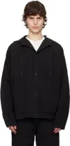 Casey Casey Black Worker Hoodie In Black