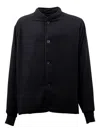 Casey Casey Button-fastening Collared Jacket In Blue