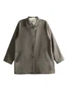 Casey Casey Button-fastening Jacket In Gray
