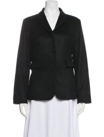 Pre-owned Casey Casey Cashmere Blazer In Black