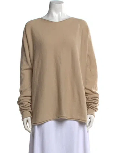 Pre-owned Casey Casey Cashmere Crew Neck Sweater In Neutral