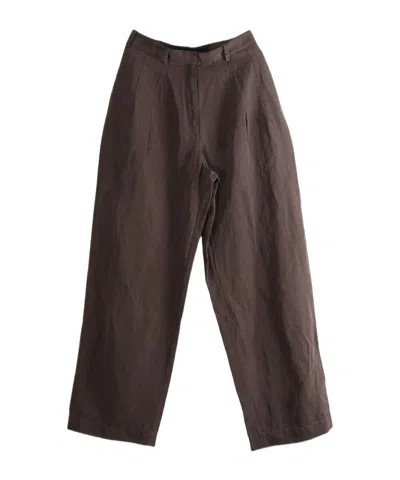 Casey Casey Casual Trousers With Belt Loops In Black