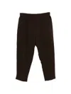 Casey Casey Check-pattern Trousers In Black