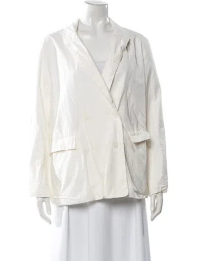 Pre-owned Casey Casey Coat In White