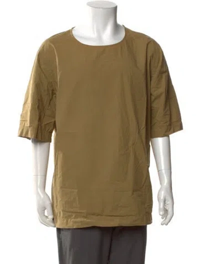 Pre-owned Casey Casey Crew Neck Short Sleeve T-shirt In Neutrals