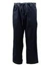 Casey Casey Drawstring Pocket Trousers In Blue