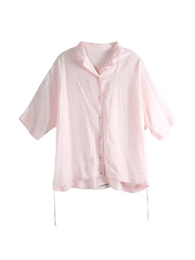 Casey Casey Drawstring Shirt In Pink