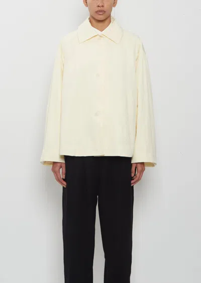 Casey Casey Drays Paper Cotton Jacket In White
