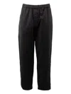 Casey Casey Elastic-waistband Trousers In Black