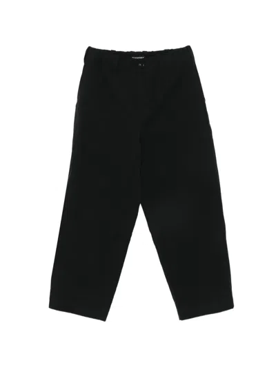 Casey Casey Elasticated-waistband Trousers In Black