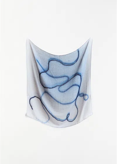 Casey Casey Exclusive Silk Cashmere Scarf In Red