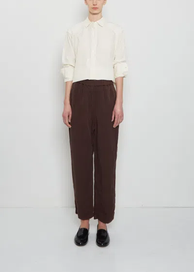 Casey Casey Fabi Linen Trouser In Brown