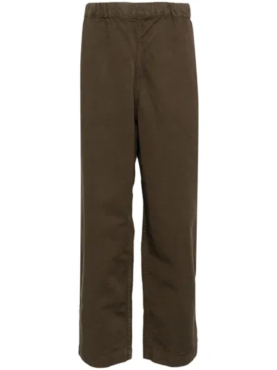 Casey Casey Khaki Fabi Trousers In Dark Khaki