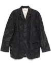 Casey Casey Flap Pockets Blazer In Black