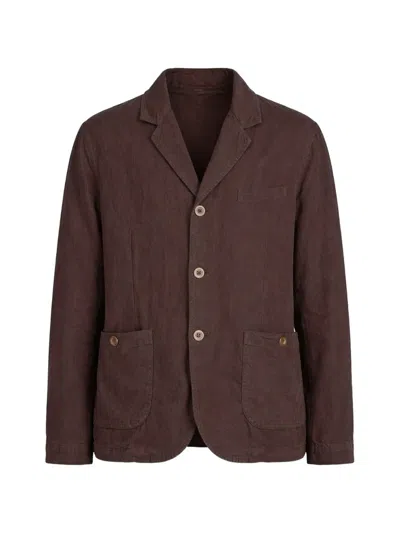 Casey Casey Flap-pocket Shirt Jacket In Brown