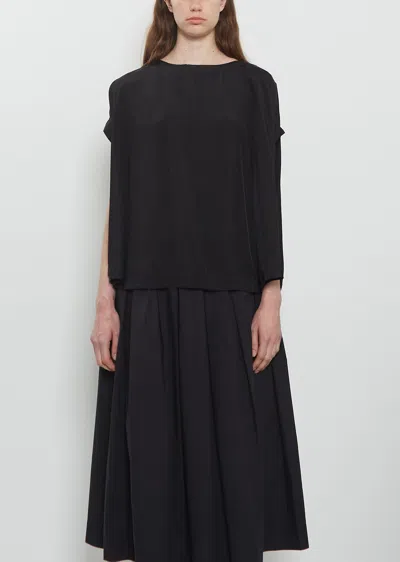 Casey Casey Francesca Viscose Top In Black