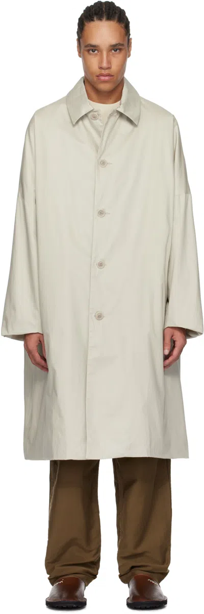 Casey Casey Gray Big Blobby Coat In Concrete