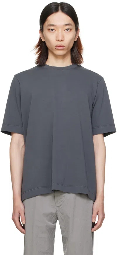 Casey Casey Gray Felix T-shirt In Dark Grey