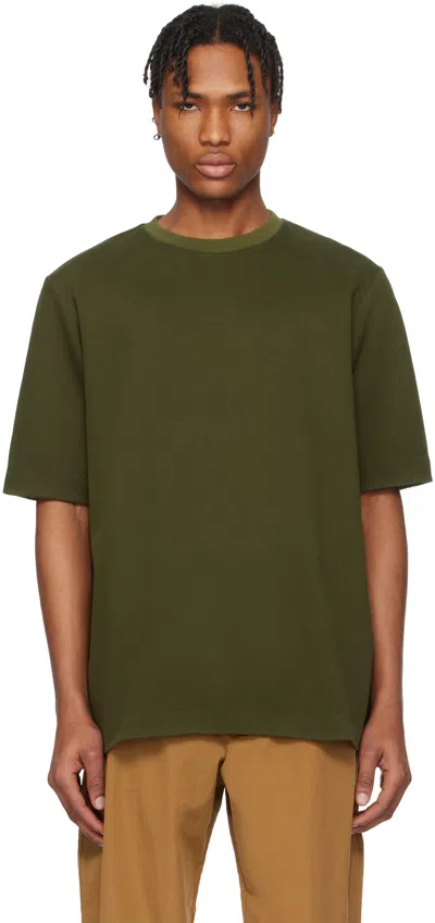 Casey Casey Green Felix T-shirt In Olive