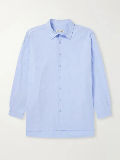 Casey Casey Ilka Cotton Shirt In Blue