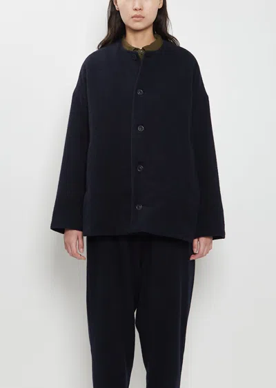 Casey Casey Julia Wool Cashmere Jacket In Blue