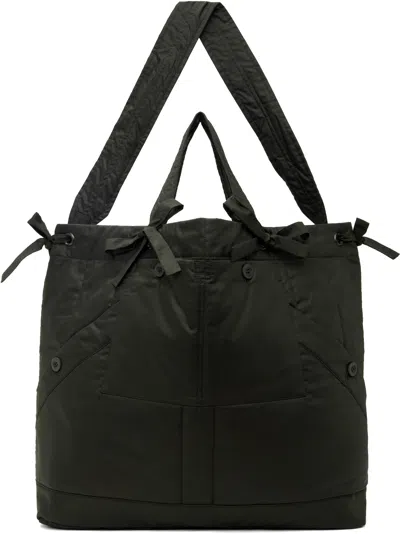 Casey Casey Khaki Mili Cargo Tote In Dark Khaki