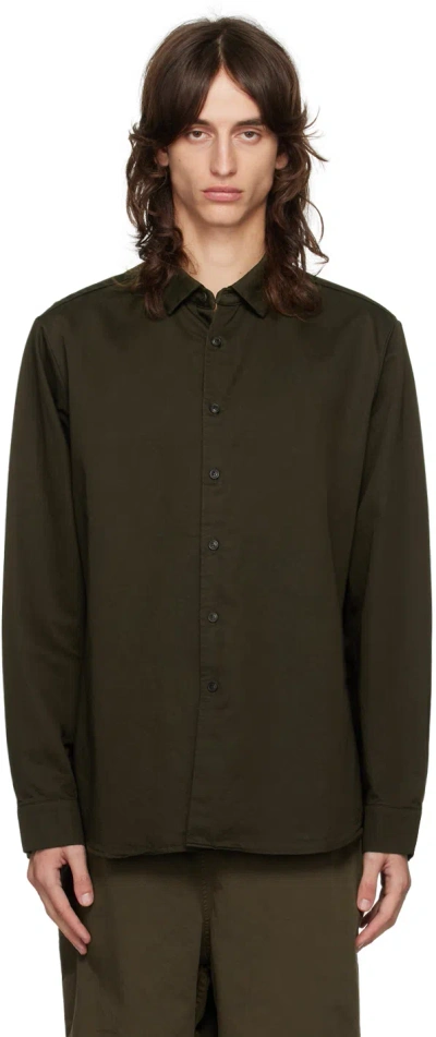 Casey Casey Khaki Nakayama Shirt In Dark Khaki