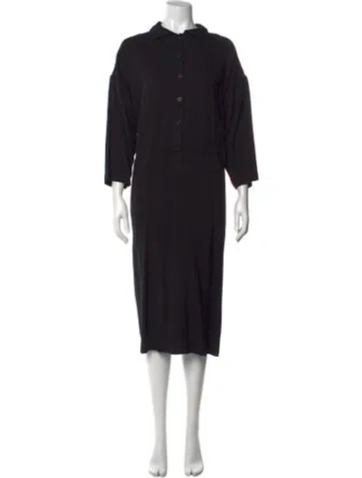 Pre-owned Casey Casey Knee-length Dress In Black