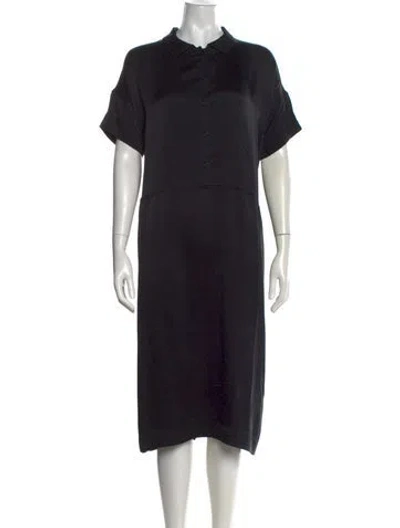 Pre-owned Casey Casey Knee-length Dress In Black