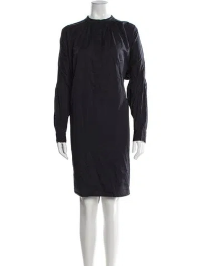 Pre-owned Casey Casey Knee-length Dress In Blue