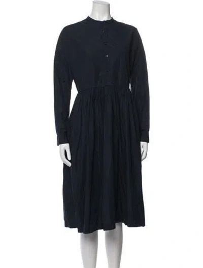 Pre-owned Casey Casey Knee-length Dress In Blue