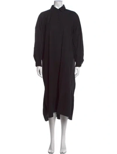 Pre-owned Casey Casey Long Dress In Black