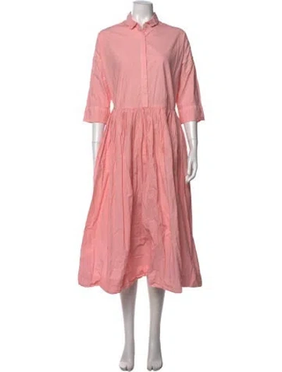 Pre-owned Casey Casey Long Dress In Pink