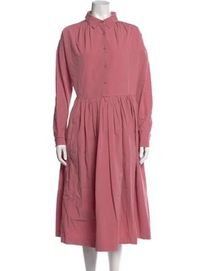 Pre-owned Casey Casey Long Dress In Pink