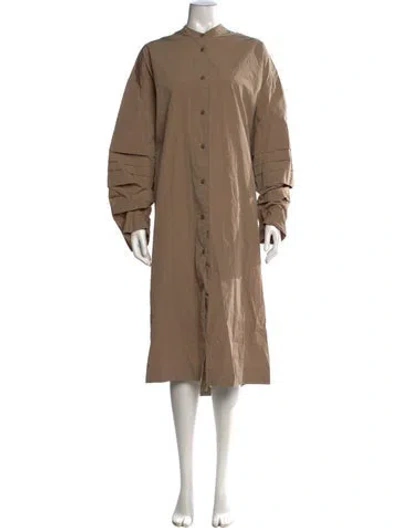 Pre-owned Casey Casey Long Dress W/ Tags In Neutrals