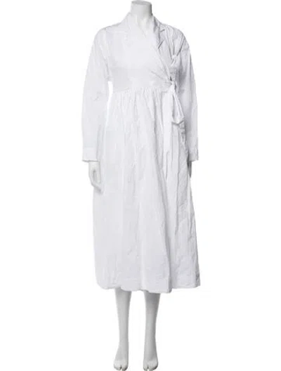 Pre-owned Casey Casey Long Dress W/ Tags In White
