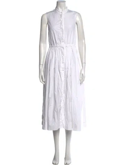 Pre-owned Casey Casey Long Dress In White