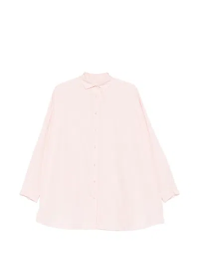Casey Casey Long-sleeve Cotton Shirt In Pink