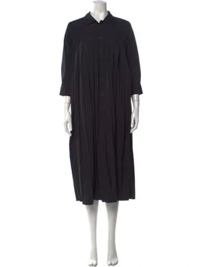 Pre-owned Casey Casey Midi Length Dress In Black