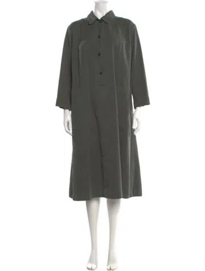 Pre-owned Casey Casey Midi Length Dress In Gray