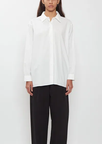 Casey Casey Naomi Light Cotton Shirt In White