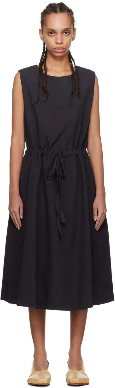 Casey Casey Navy Bb Midi Dress In Night