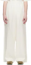 CASEY CASEY OFF-WHITE PAOLA TROUSERS