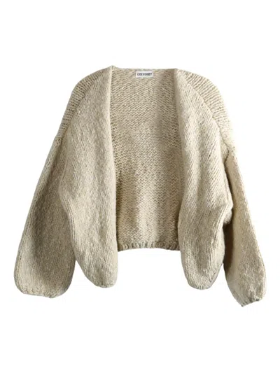 Casey Casey Open-front Cardigan In Neutral