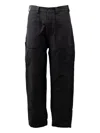 Casey Casey Patch-pocket Trousers In Black