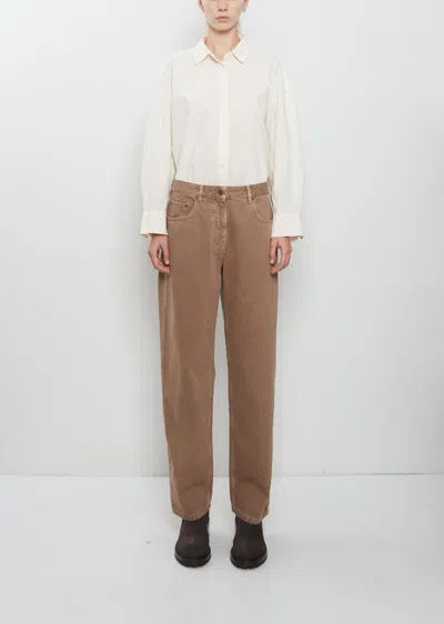 Casey Casey Paulo Denim Pant In Mushroom
